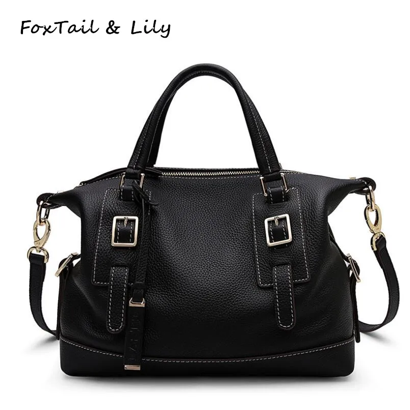 

FoxTail & Lily Original Design Ladies Genuine Leather Handbags Luxury Brand 100% Real Leather Shoulder Bag Women Crossbody Bags