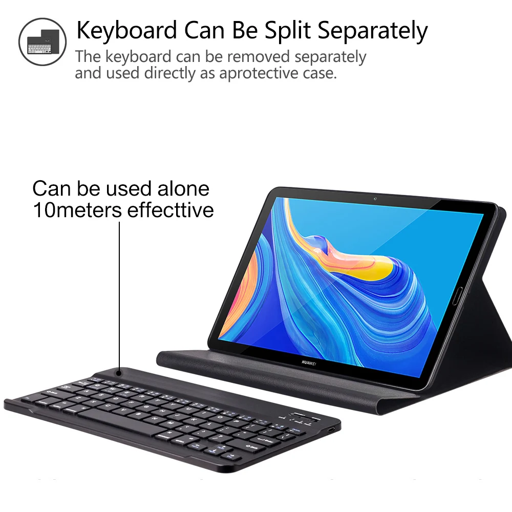 Чехол с клавиатурой для Samsung Galaxy Tab S5E 10 5 SM T720 T725 2019 Беспроводная русская