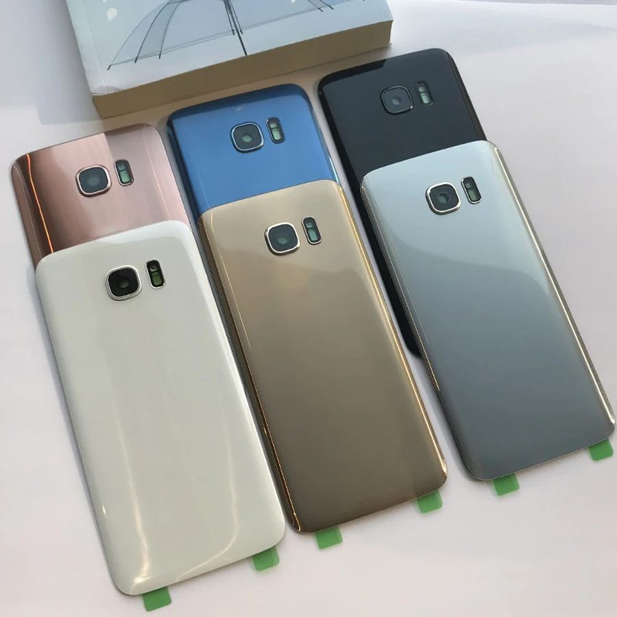 10 шт. для Samsung Galaxy S7 Edge G935/S7 G930 задняя крышка аккумулятора запасные части корпуса