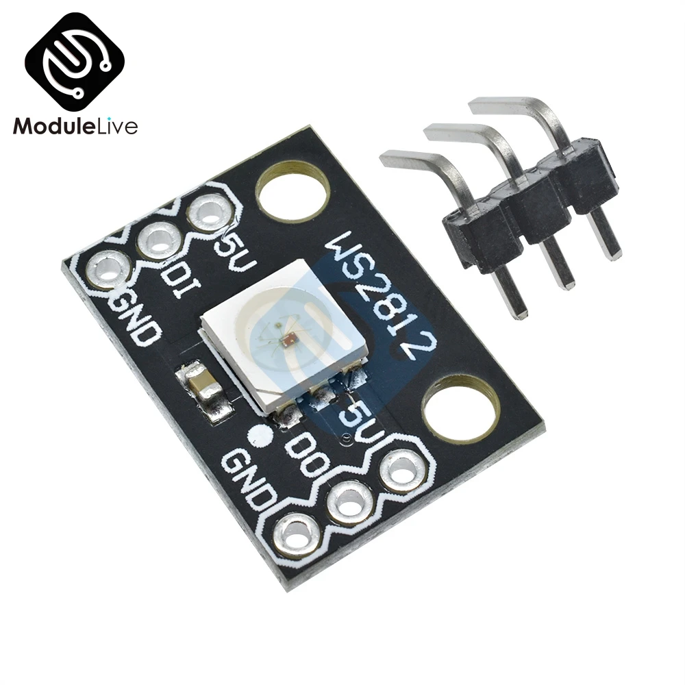 WS2812 Diy Kit Электронная печатная плата RGB светодиодный Breakout электронный модуль