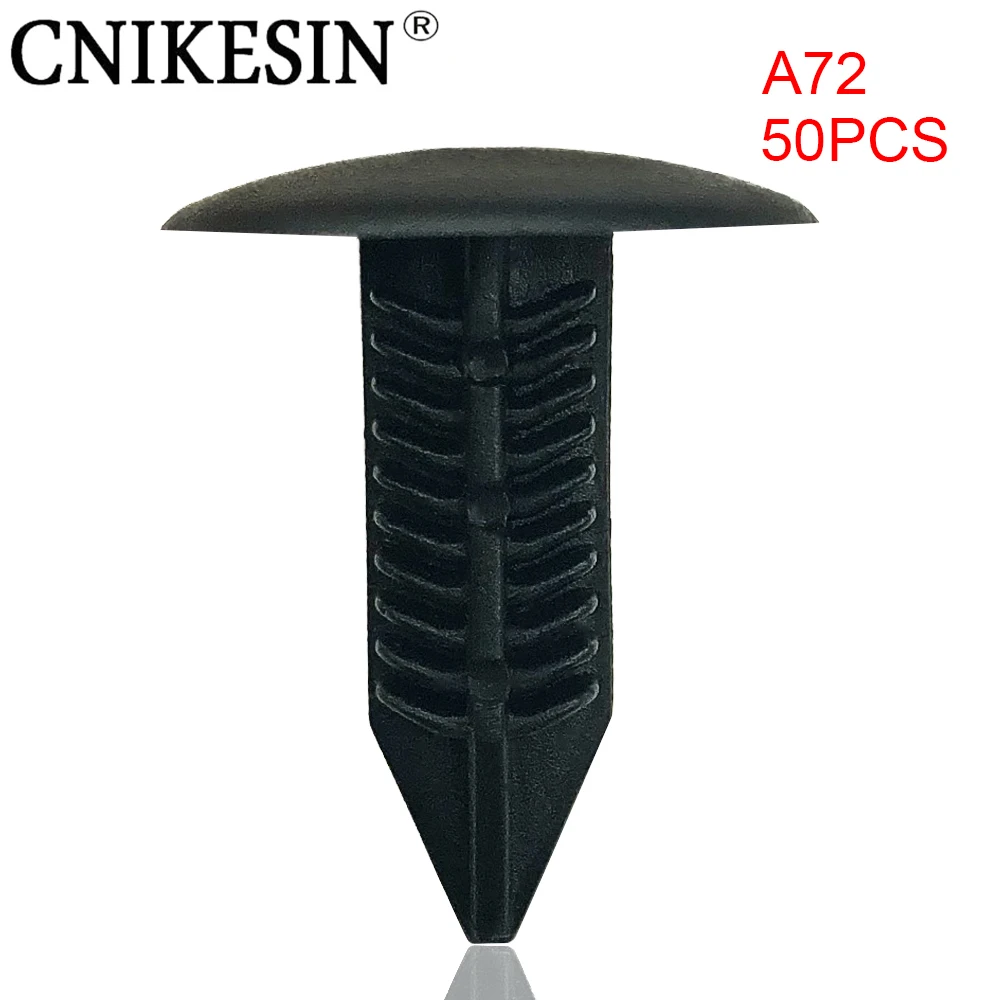 CNIKESIN 50 PCS A72 6 8 мм отверстие авто крепежа нейлоновые зажимы устанавливаемый на