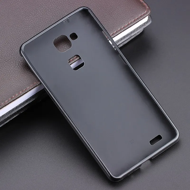 Черный гелевый ТПУ тонкий мягкий чехол задняя крышка для телефона Huawei Ascend Mate 7 Mate7