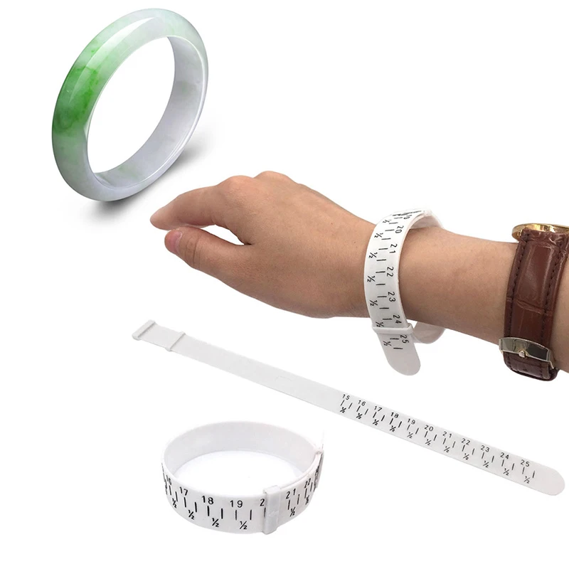 

Bracelet Sizer Plastic Wristband Measuring Tool Bangle Jewelry Making Gauge Hand