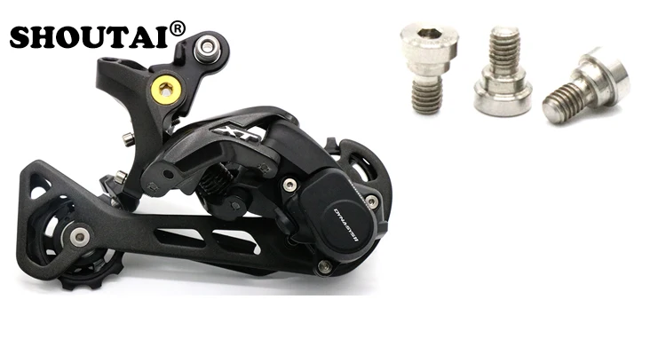3 шт. велосипед TC4 титановый сплав задний переключатель болт для Shimano XT 8000 велосипедный переключатель аксессуары для модификации