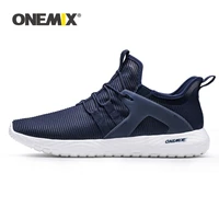 onemix 2022 new arrival men casual loafer shoes lightweight breathable mesh male running shoes outdoor training jogging sneakers