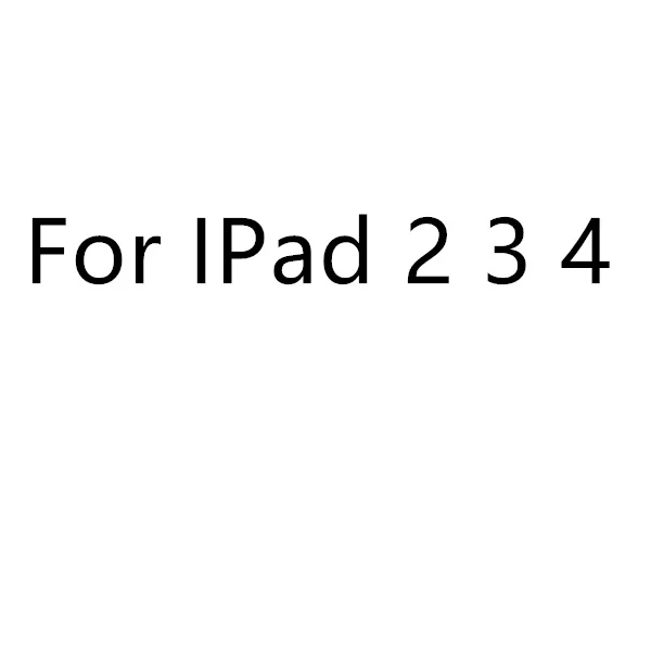 For ipad 2 3 4 2 шт. Экран протектор Планшеты чехол Стекло чехол для Apple Ipad Mini 1 2 3 4 Ipad 5 Air Ipad 5 6 iPad Pro 11 10,5 9,7 дюймов Funda - Цвет: For ipad 2 3 4