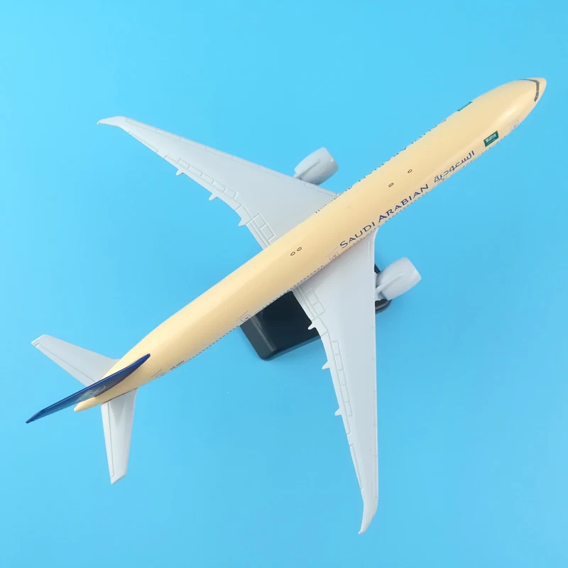 20 см SAUDI ARABIAN B777 модель самолета из металлического сплава Игрушечная колеса