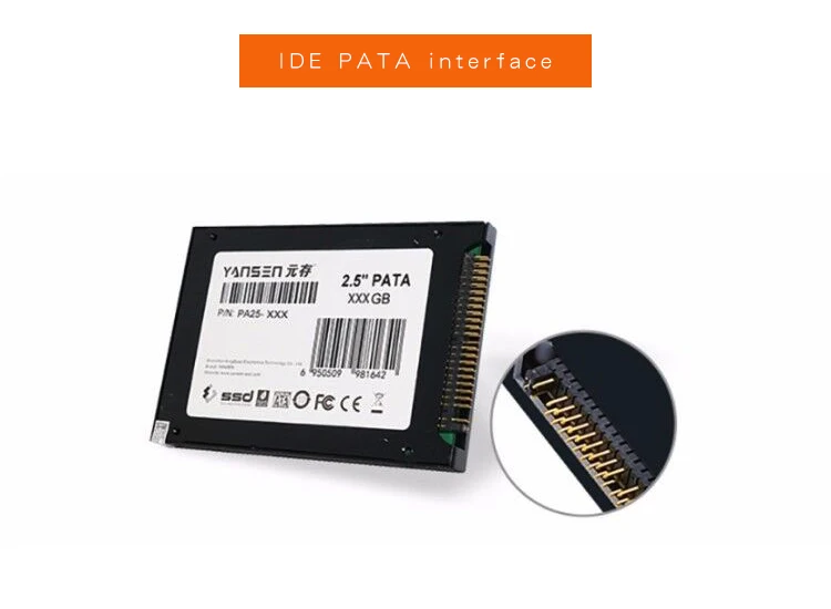 KingSpec Yansen серия 2,5 дюймов PATA SSD 8 Гб 44PIN IDE PATA 8 Гб Внутренние твердотельные накопители HDD жесткий диск для ноутбуков настольные компьютеры