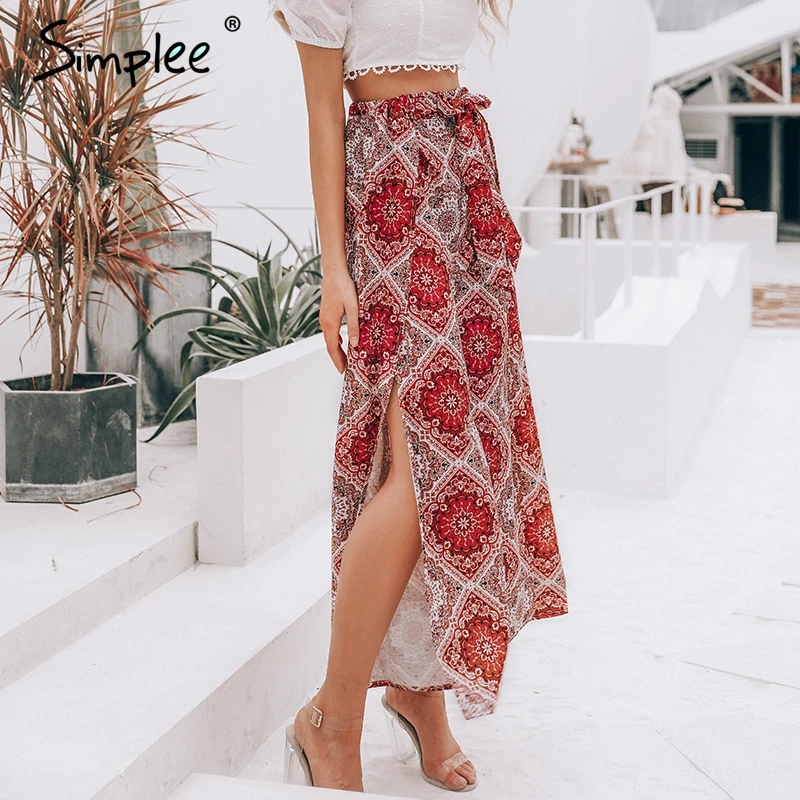 Женские штаны Simlee с цветочным принтом привлекательные высокой талией в стиле