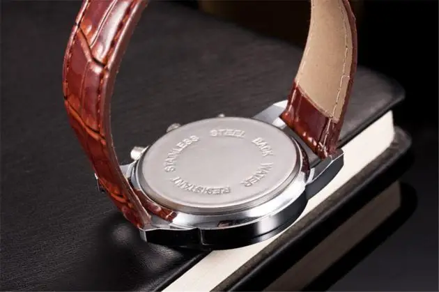 Роскошные модные мужские Аналоговые часы из искусственной кожи крокодила