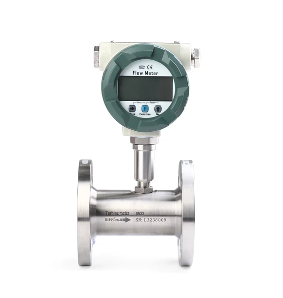 

DN20 Diameter LCD display with 4-20mA output Liquid turbine flow meter