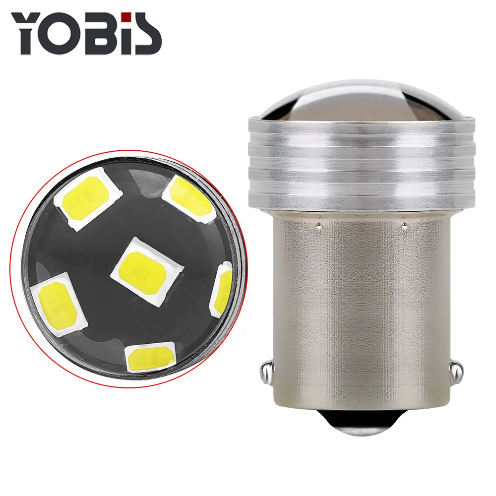 100PC Car Light Signal Lamp 1156 1157 BA15s PY21W P21W P21W5W Led Turn Brake Tail 33SMD 5730 LED Auto Rear Reverse Bu | Автомобили и