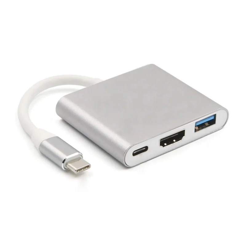 USB C к HDMI 3 в 1 кабель конвертер для Samsung Huawei Apple Usb Thunderbolt Type переключатель 4K адаптера
