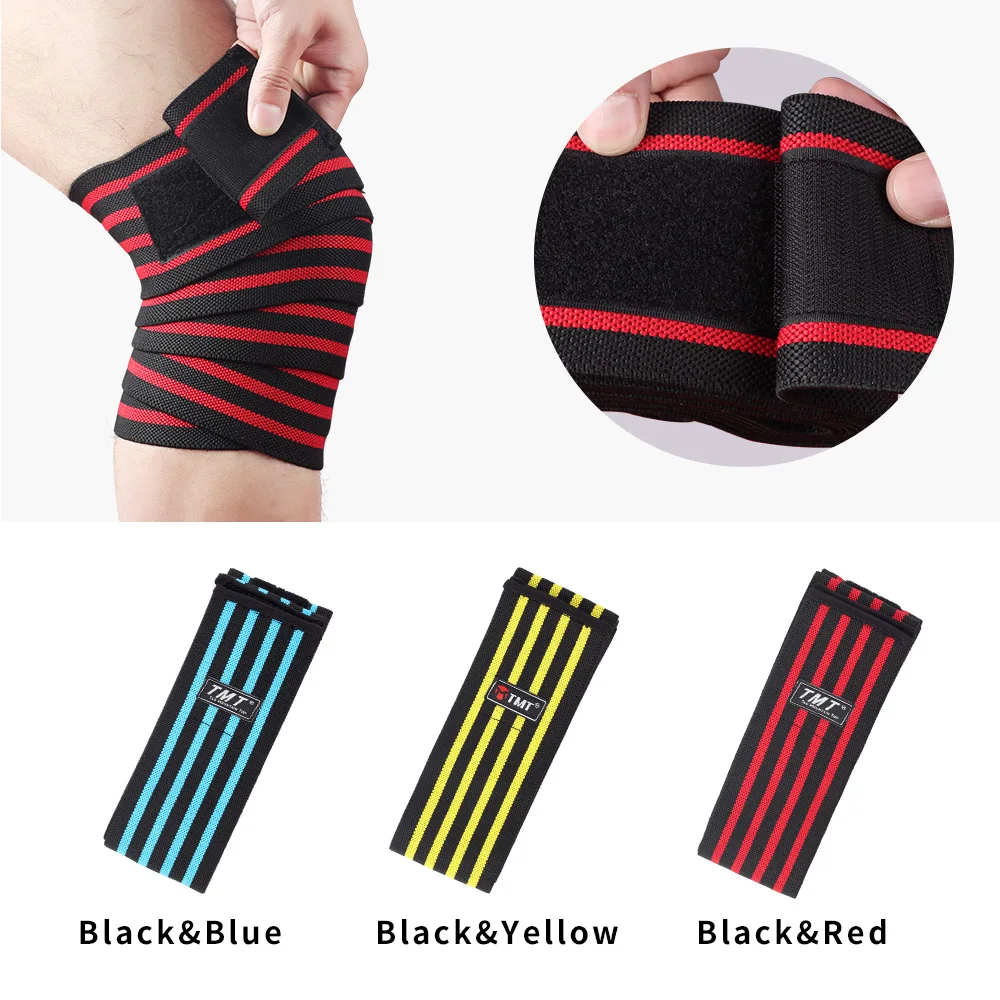 TMT Регулируемое магнитное колено эластичное Бандажное обертывание 180 см фитнес