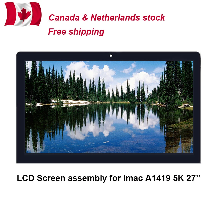 Канада Нидерланды США Новый ЖК-дисплей для 27 &quotApple iMac Screen Assembly A1419 2014 2015 LM270QQ1(SD)(A2)