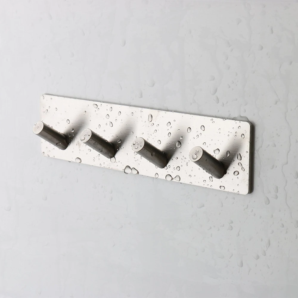 304 нержавеющая сталь 3 м самоклеющиеся крючки для халатов держатель ключей