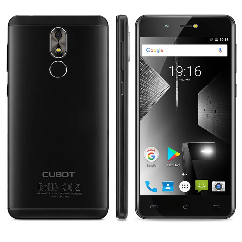 Оригинал Cubot R9 mt6580 четыре ядра Android 7 0 13.0MP Камера смартфон 5 дюймов 2 ГБ Оперативная