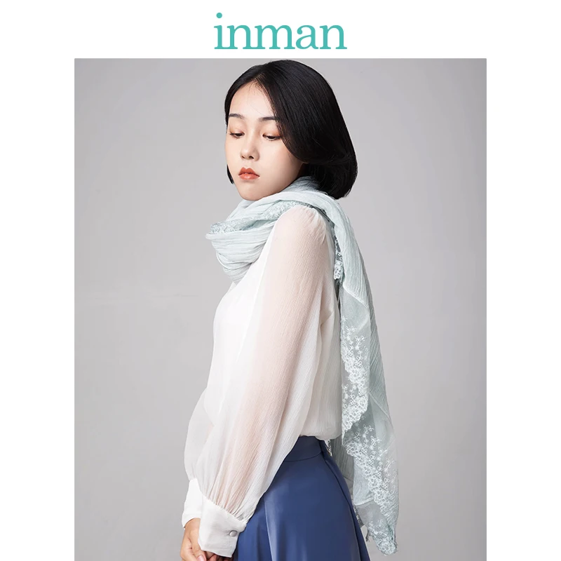 Новое поступление 2019 простые тонкие Модные Дизайнерские шарфы с цветочной