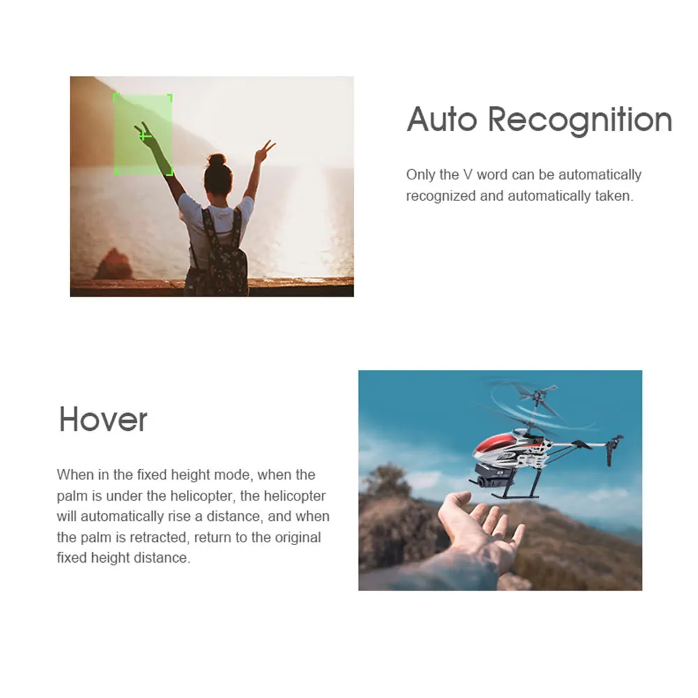 KY808 2 4 GHz 3.5CH RC вертолет Дрон жесты фото WiFi FPV 1080 P/480 P HD камера отношение удерживайте