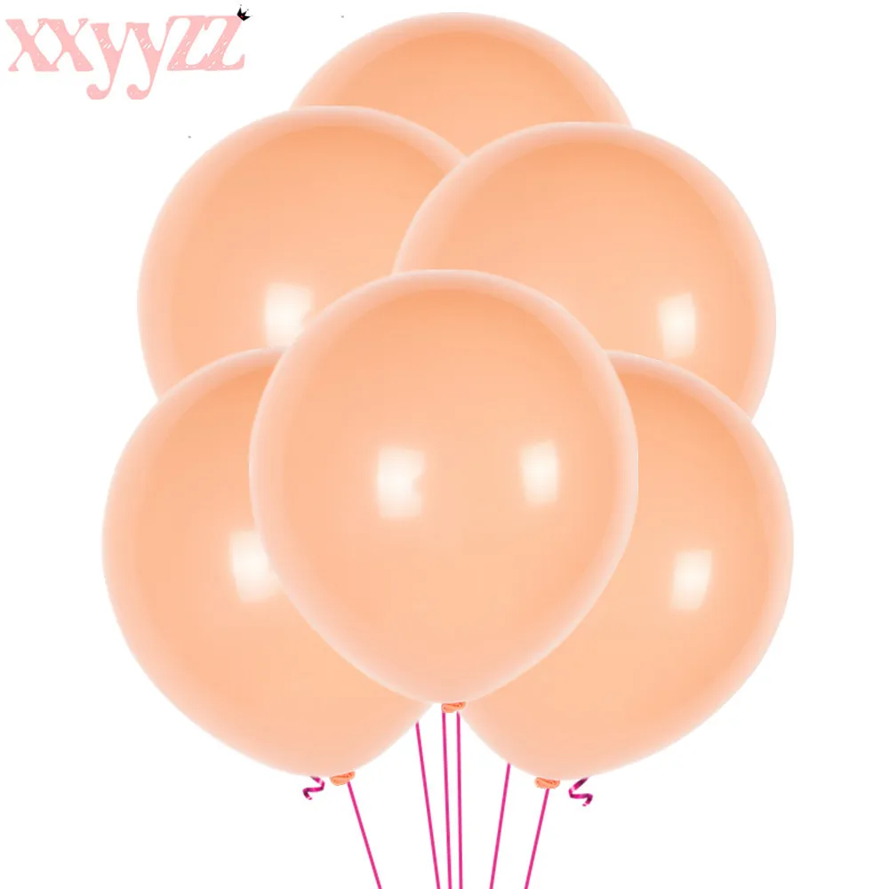 XXYYZZ 10 дюймов шт./лот латексные воздушные шары для конфет макарон гелиевые вечерние свадьбы дня рождения