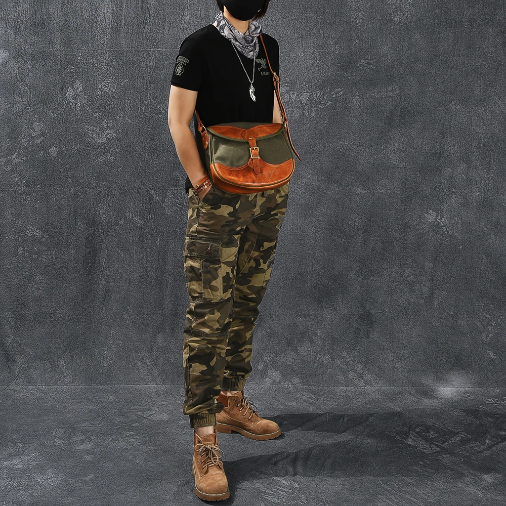 Новинка 2020 мужская сумка через плечо унисекс маленькая мессенджер винтажная