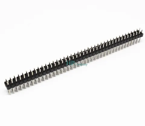 100 шт 2 * 40Pin 80 р 2,54 мм мужской двойной прямой ряд штыревой разъем полосы PCB разъёма