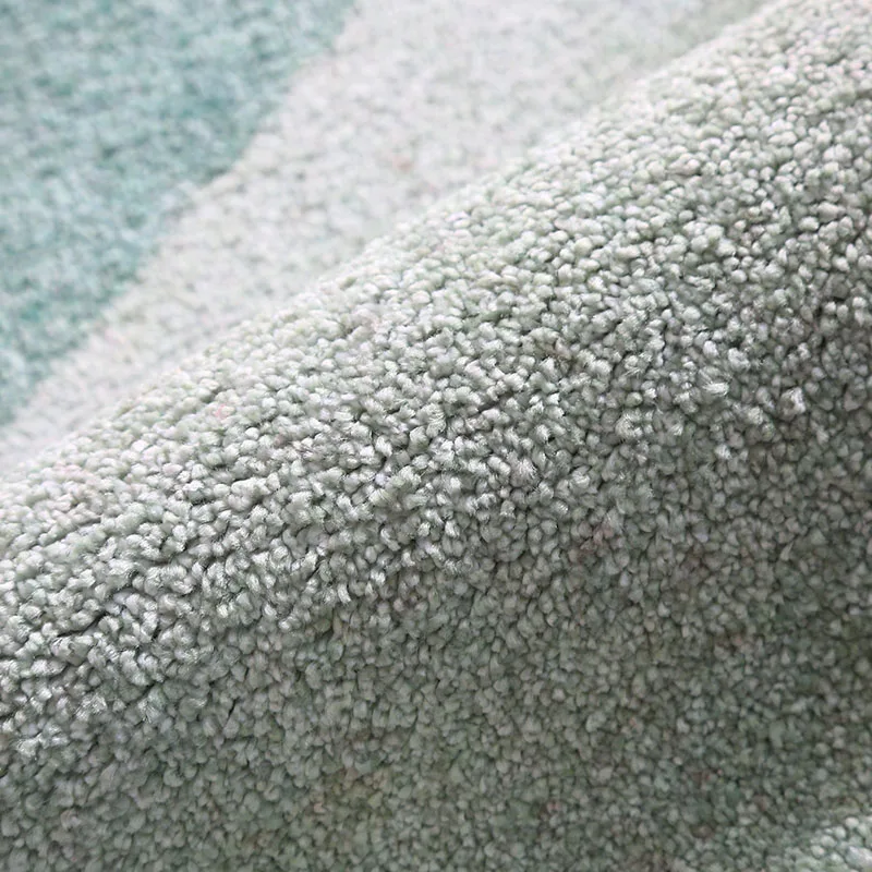 구매 독특하고 불규칙한 기하학적 디자인 북유럽 대형 카펫, 사무실 카펫, 접지 매트, 녹색 혼합 장식