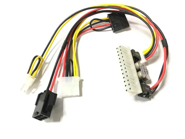 PCI E 6 контактный вход Φ 160 Вт 250 24 модуль питания Swithc Pico PSU Car Auto Mini ITX