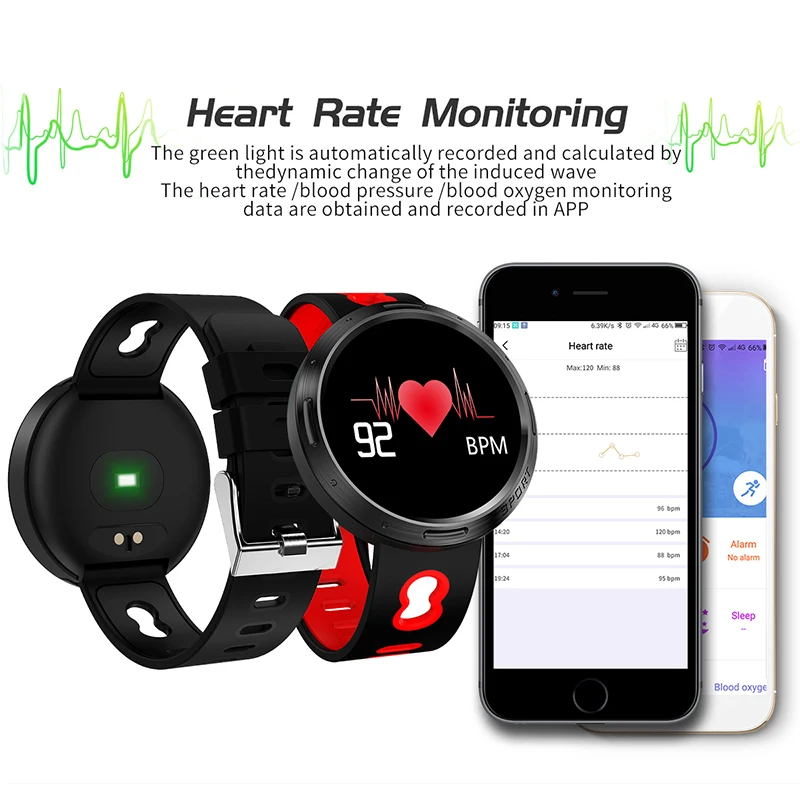Bluetooth SmartWatch водонепроницаемые часы монитор сердечного ритма фитнес-трекер умные спортивные часы мужские и женские королевские браслеты для ios