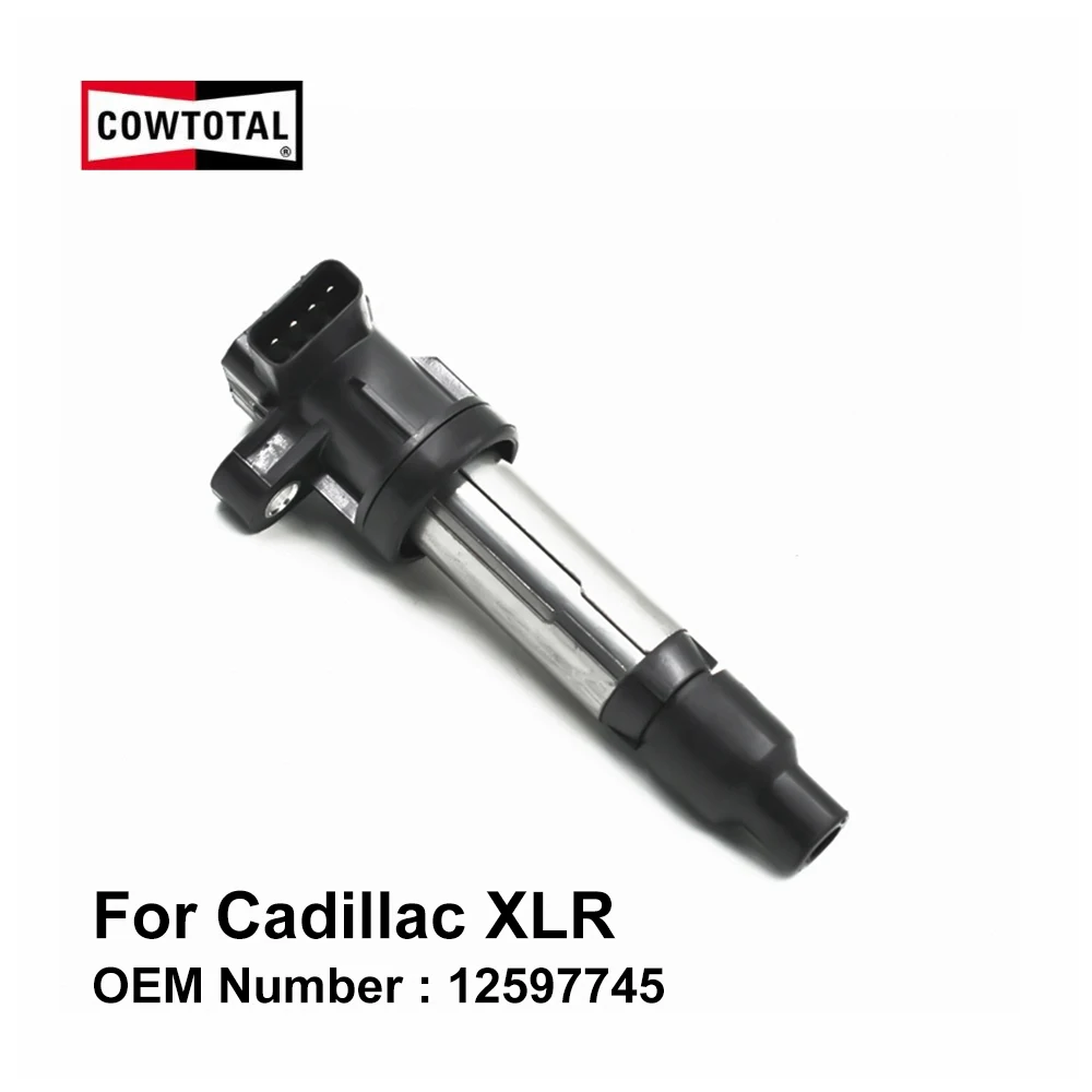 Cowtoum Катушка зажигания для Cadillac XLR Код двигателя LH2 4.6L OEM 12597745 (упаковка из
