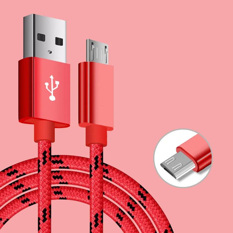 Fast Charging For Xiaomi Redmi Note 7 Wire USB Cable Charge Samsung Galaxy S10 A50 Mi 9 Huawei iPhone Type C | Мобильные телефоны и