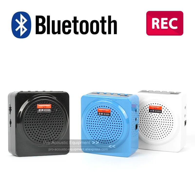 BLUETOOTH голосовой усилитель мегафон усилитель PA система усилитель динамик наушник микрофон рекордер FM радио учитель Тур гид тренер