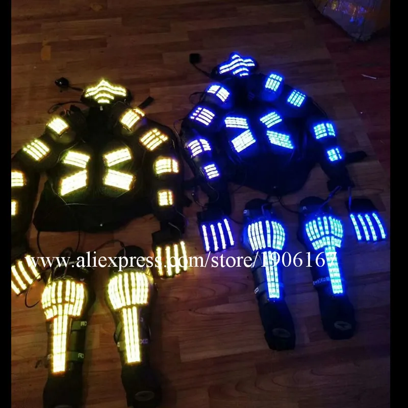 Светодиодный RGB-светильник растущие костюмы бронемаска перчатка цветной