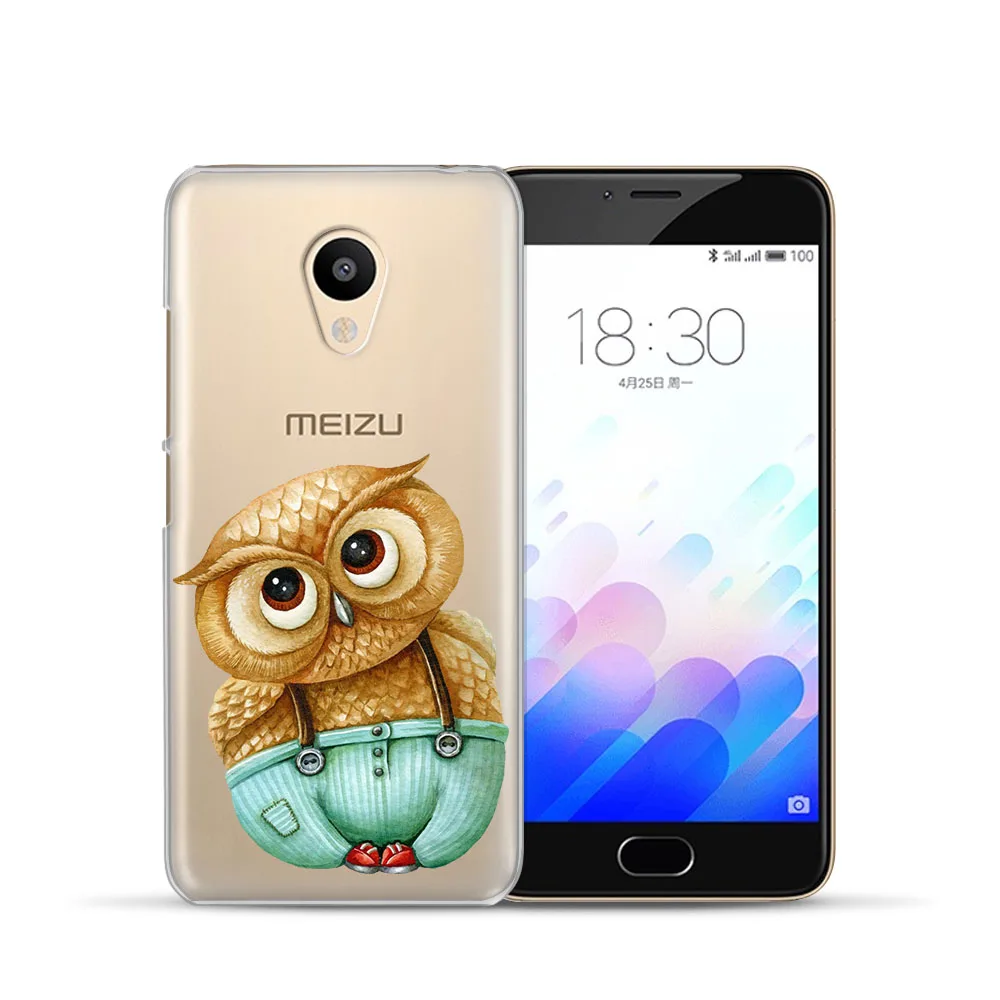 Fashion For Meizu U20 10 M6 5 Note M5S 5C M3s 3Note Pro6 Owl Animal Soft TPU Phone Case Shell Coque Cover |