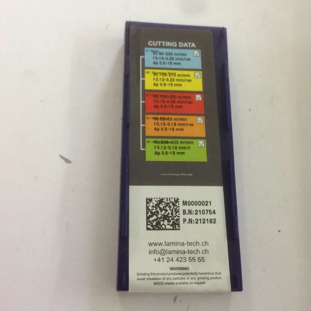 

SEGT1204AFEN ALU LT05 100% Original LAMINA carbide insert with the best quality 10pcs/lot free shipping