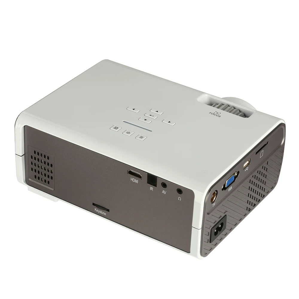 EStgoSZ 2300 люмен 2018 U45 светодиодный проектор Uhappy лучший портативный HD USB HDMI ТВ LCD Мини