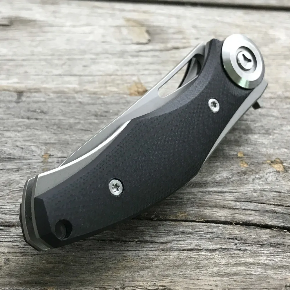 Складной мини нож LDT Bear Dark стальной клинок G10 лезвие D2 карманный тактический