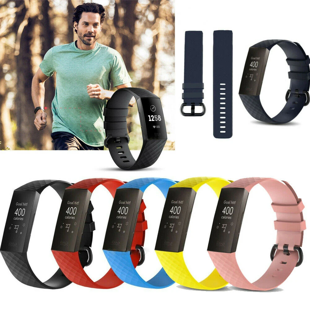 Умные часы браслет для Fitbit Charge 3 ремешок спортивные Сменные аксессуары или fitbit