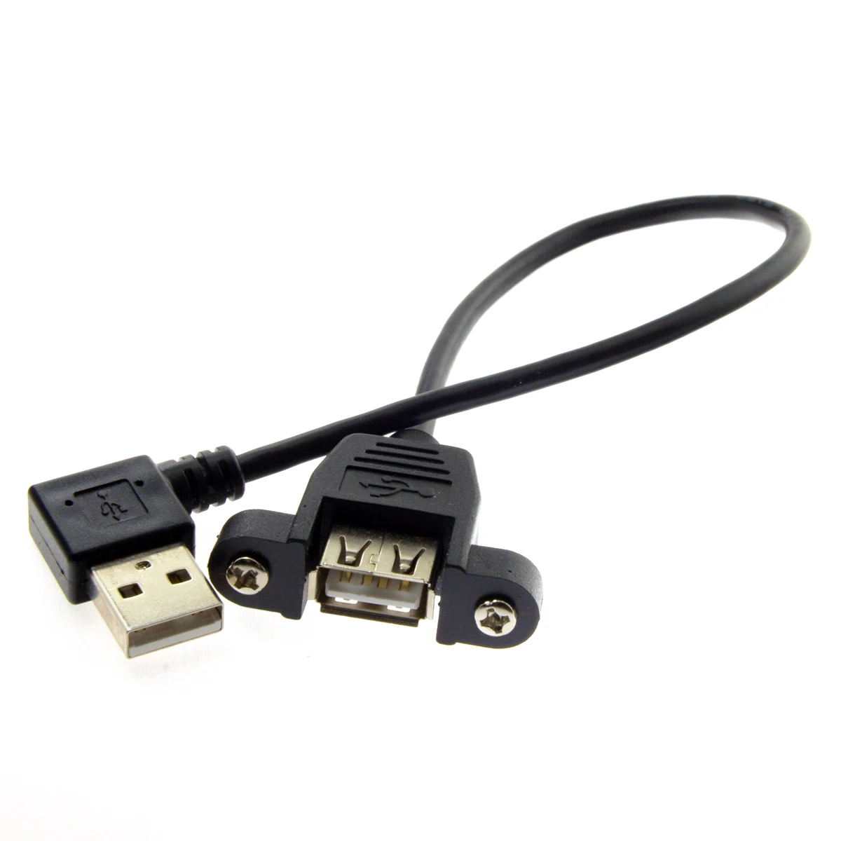 Jimier правый угловой удлинитель с углом 90 градусов USB 2 0 A штекер-гнездо