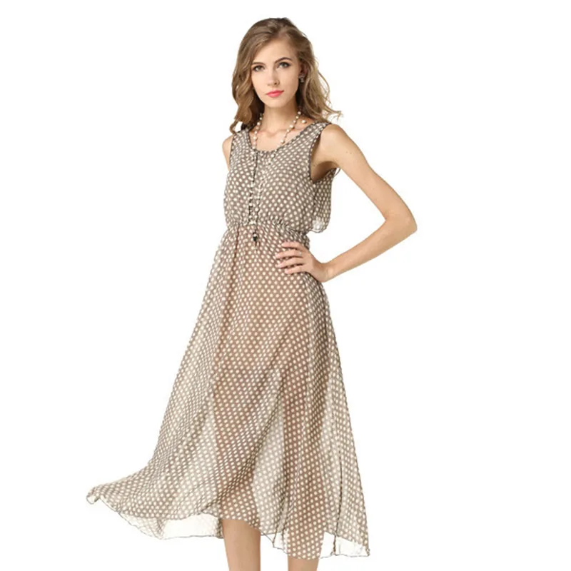 Женщины 2017 Новый Сексуальный Моды Рукавов Bodycon О Шея Середине See Through Dress Круглым