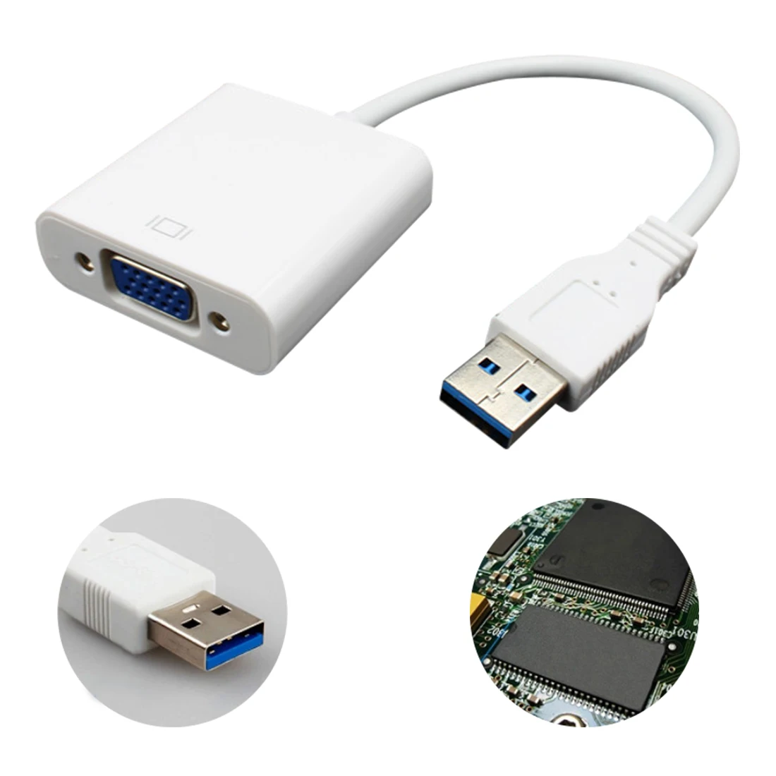 Centechia новейший USB 1080 графическая карта дисплей внешний кабель адаптер для WIN7 WIN8