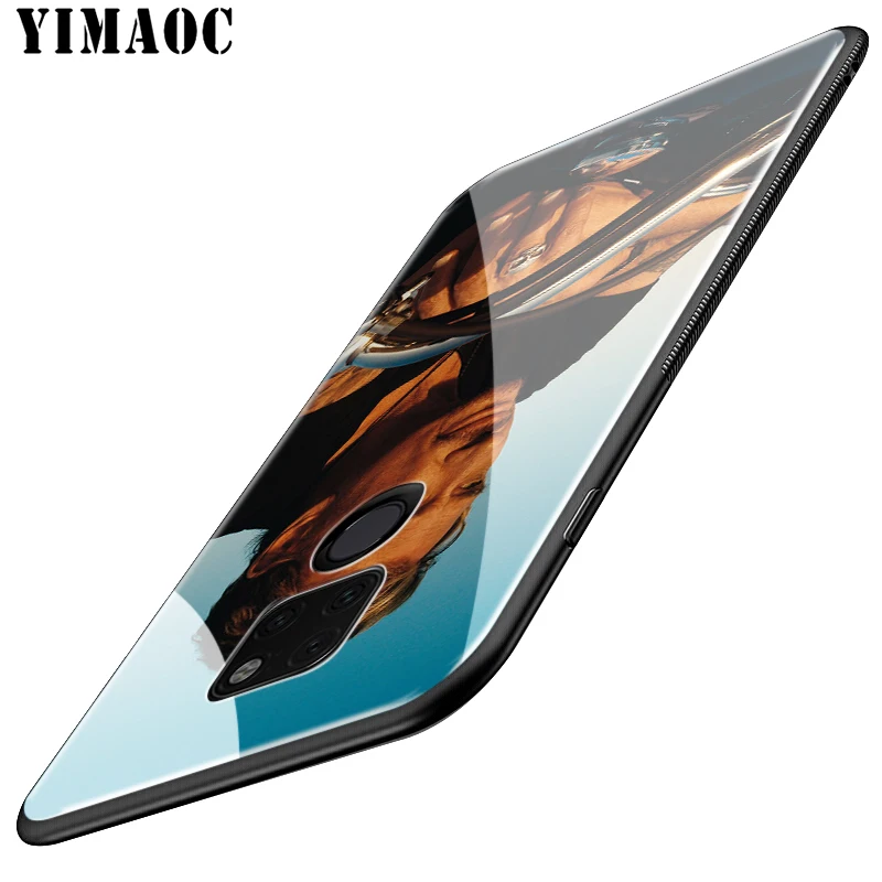 YIMAOC стеклянный чехол для huawei Honor mate 7A 8X9 P10 20 30 Y6 Y9 P smart lite Pro