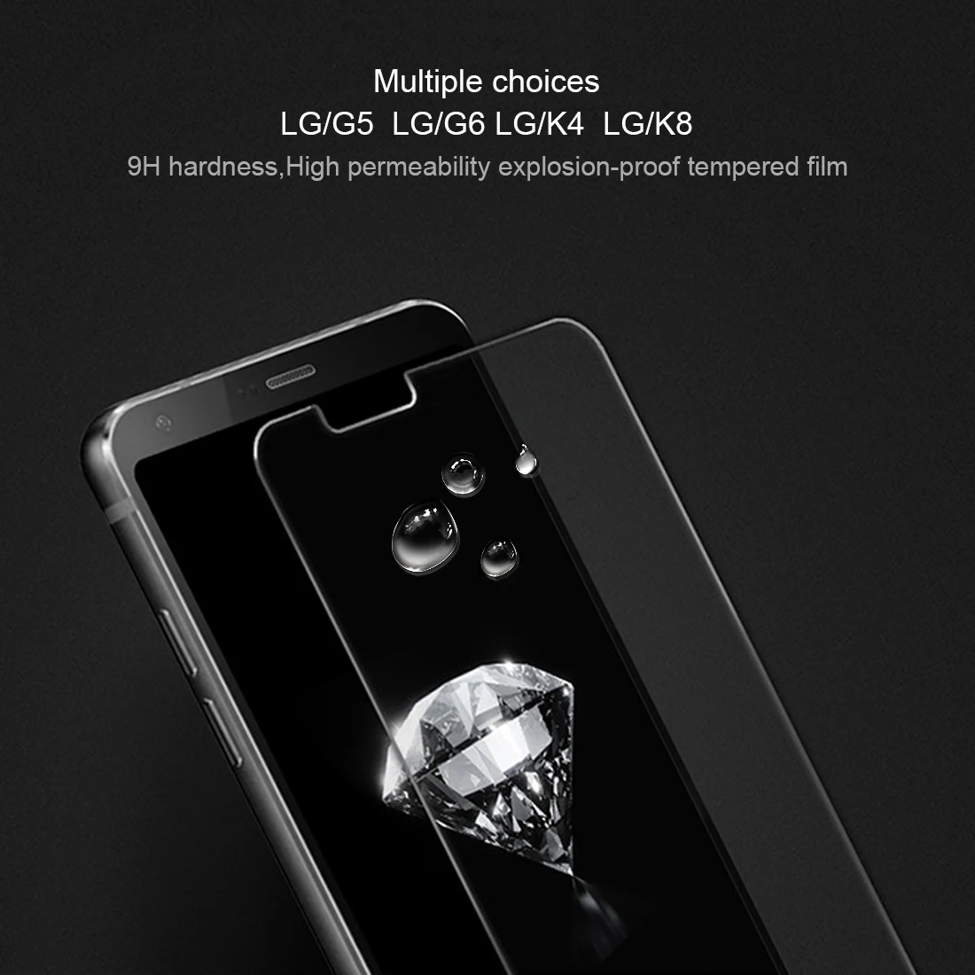 Новое поступление 0 33 мм закаленное стекло для LG G5 G6 K4 K8 защитная пленка высокого