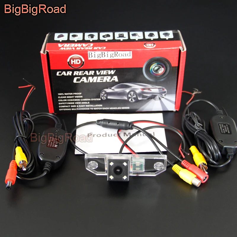BigBigRoad для Ford Focus Sedan 2 3 2008 2009 2010 2011 2012 C Max Mondeo камера заднего вида парковки CCD|Камеры