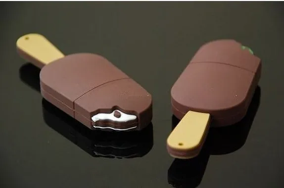 USB флеш накопитель в виде мороженого 64 ГБ 32 16 8 4 Гб 100% реальная емкость карта