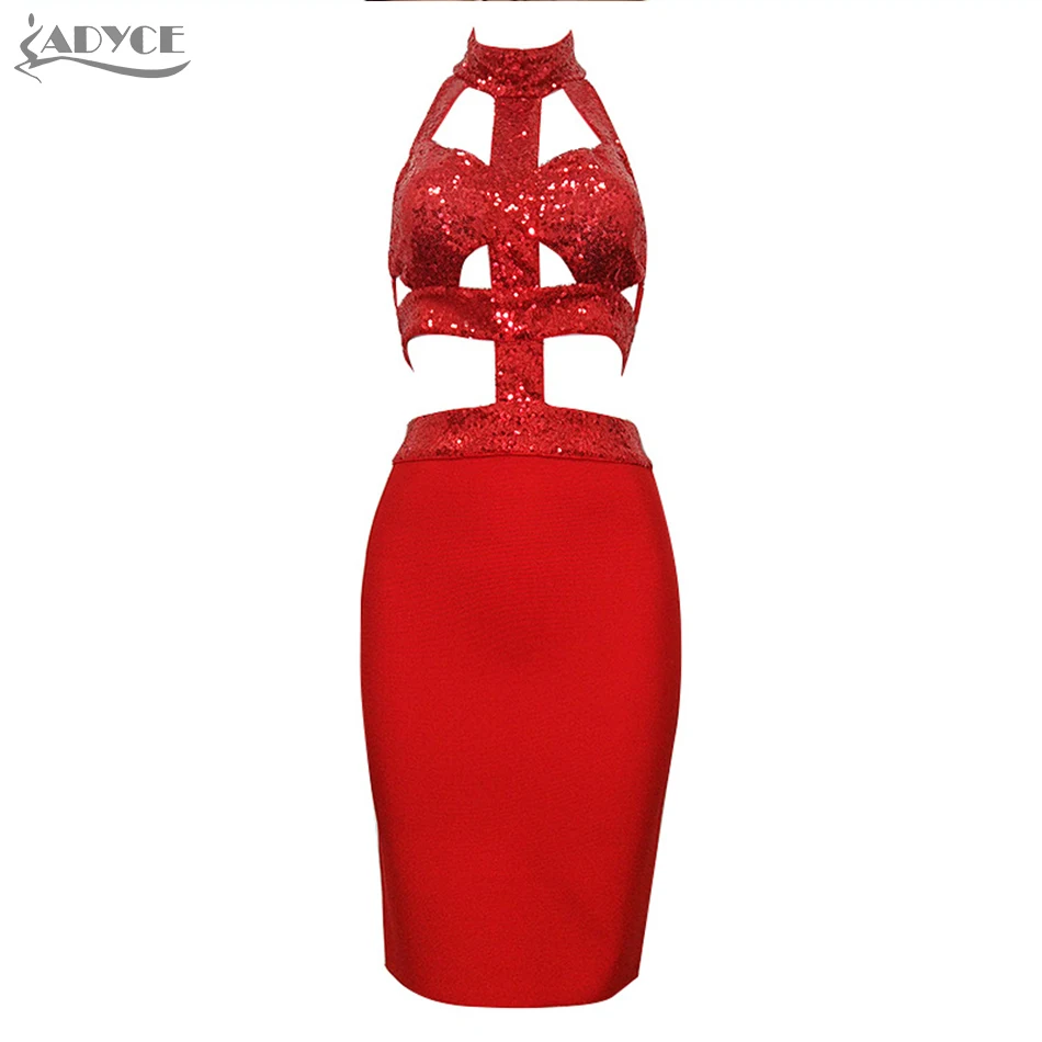 Adyce 2019 Высокое качество Сексуальная Женская водолазка без рукавов блестки