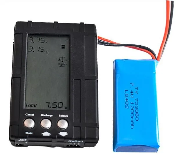 

2pcs/lot Rc Lipo Battery 7.4v 1200mAh 2S 30C JST Plug Battery for HC6 Rc Car Rc Quadcopter