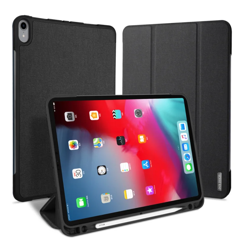 С сенсорным стилусом и слотом для стилуса держатель Apple iPad Pro 12 9 2018 кожаный