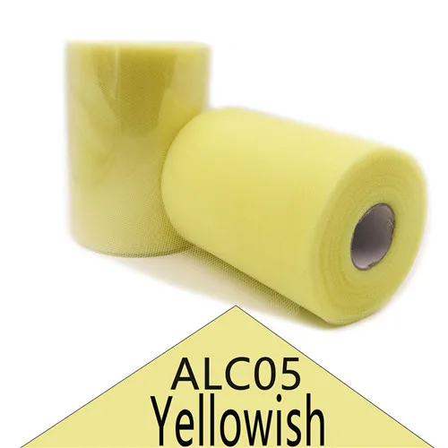 ALC05 15 см 100 ярдов тюль рулон ткани катушка DIY юбка-пачка на праздник упаковка для подарка на день рождения свадьба детский душ стол Декор вечерние сувениры - Цвет: ALC05
