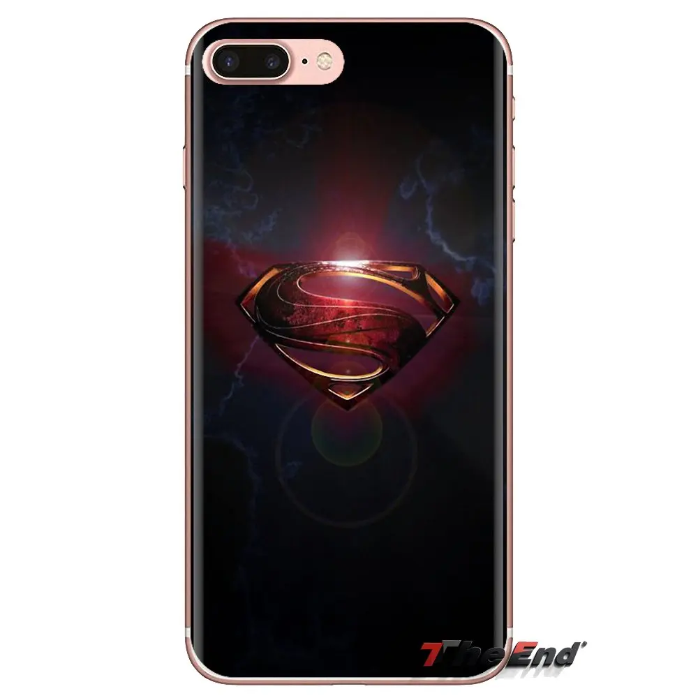 ТПУ прозрачные чехлы для iPod Touch Apple iPhone 4 4S 5 5S SE 5C 6 6S 7 8 X XR XS Plus MAX Супермен Человек из